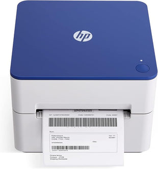 HP Work Solutions Shipping 4x6 Thermal Label Printer Easy-to-use, High-Speed 203 DPI Printer for Home Office or Business Supports PC & Mac, Compatible w/Amazon, UPS, Shopify, ShipStation and More