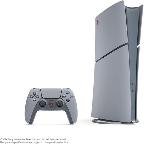 Sony PlayStation 5 30th Anniversary Limited Edition, Digital, PS5 with 1 DualSense Wireless Controller, Color: Grey