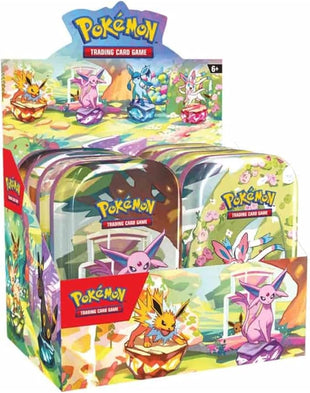POKEMON TCG: SCARLET & VIOLET: PRISMATIC EVOLUTIONS MINI TIN DISPLAY (8CT DISPLAY)