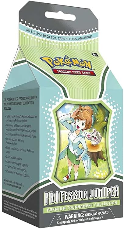 Pokémon TCG: Professor Juniper Premium Tournament Collection (1 Full-Art Foil Card, 3 Foil Cards & 7 Boosters)