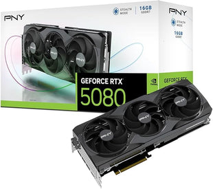 PNY GeForce RTX™ 5080 16GB OC Triple Fan Graphics Card DLSS 4