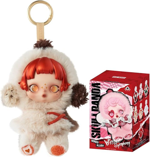 POP MART SKULLPANDA Winter Symphony Series Plush Action Figure Collectible Toy Gift 1 Piece