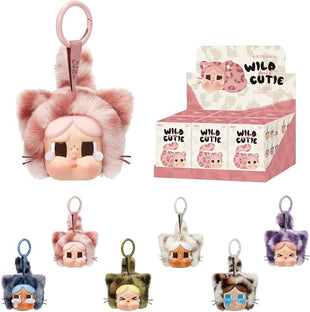POP MART Crybaby Wild but Cutie Series - Vinyl Plush Pendant Anime Action Figures Collectible Figures Collector Art Toy Toy Figures Gift Whole Set