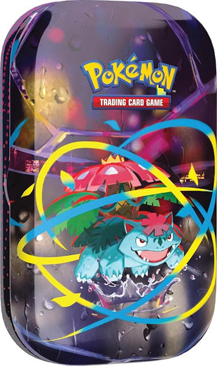 Pokémon TCG: Mega Heroes Mini Tin – Mega Venasuar (1 Sticker, 1 Art Card & 2 Booster Packs)