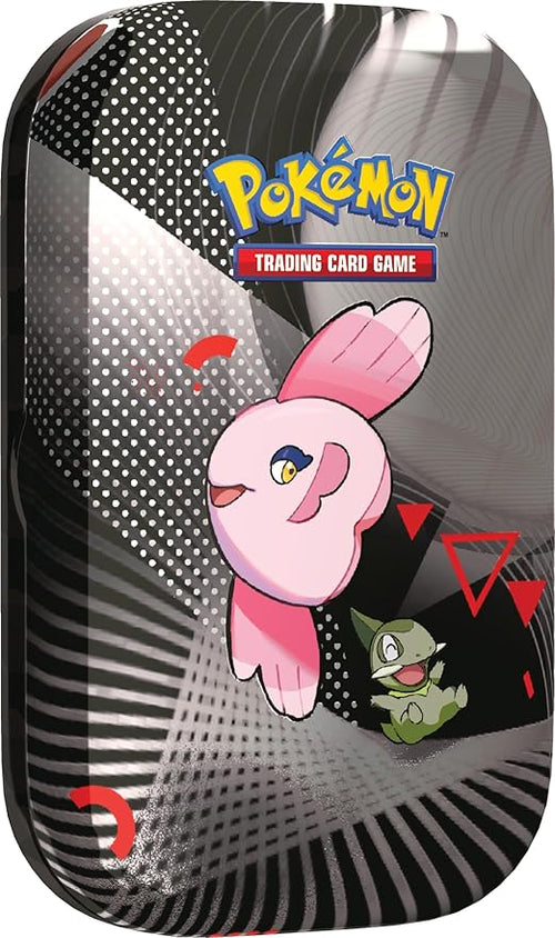 Pokémon TCG: Unova Mini Tin – Alomomola & Axew (2 Booster Packs & 1 Sticker Card)