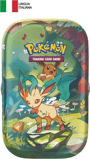 Pokémon TCG: Leafeon Scarlet and Violet Mini-Box - Prismatic Evolutions (Two Booster Packs and One Coin)