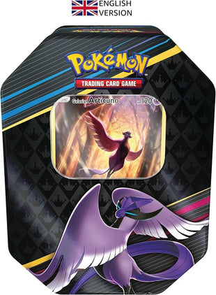 Pokémon TCG: Crown Zenith Tin – Galarian Articuno (1 Foil Card & 4 Booster Packs)