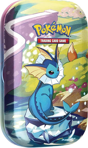 Pokémon Vaporeon Scarlet & Violet Mini Collectible Mini Box - Prismatic Evolutions (Two Expansion Packs and One Coin)