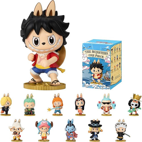 POP MART: The Monsters x One Piece Series Blind Box Figures, Random Design Action Toys, Home Decor & Gifts for Kids