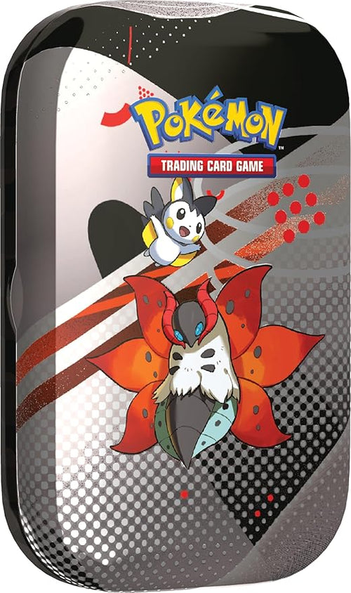 Pokémon TCG: Unova Mini Tin – Volcarona & Emolga (2 Booster Packs & 1 Sticker Card)