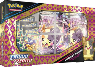 Pokémon TCG: Crown Zenith Premium Playmat Collection - Morpeko V-UNION (4 Promo Cards, 1 Oversize Card & 5 Booster Packs)