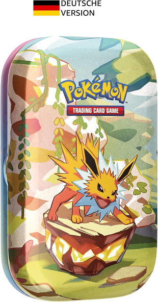 Pokémon - Trading Card Game: Mini Tin Box Crimson & Purple - Prismatic Developments: Blitza (2 Booster Packs & 1 Coin)