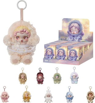 POP MART SKULLPANDA L’impressionnisme Series Plush Doll 9 PCs Blind Box Figures, Random Design Action Figures Collectible Toys Home Decorations, Holiday Birthday Gifts for Girls and Boys, Whole Set