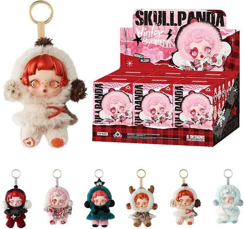 POP MART SKULLPANDA Winter Symphony Series Plush Anime Action Figures Collectible Figures Collectible Art Toy Toy Figures Gift Whole Set