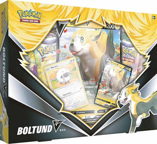 Pokémon TCG: Boltund V Box (2 Foil Promo Cards, 1 Foil Oversize Card & 4 Booster Packs)