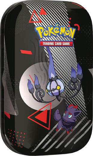 Pokémon TCG: Unova Mini Tin – Chandelure & Zorua (2 Booster Packs & 1 Sticker Card)