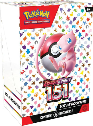 Pokemon Asmodee Scarlet et Violet 151 (3.5) - Pack of 6 Booster Packs 151 - Board Games - Card Games - Playing and Collecting Cards - Ages 6+