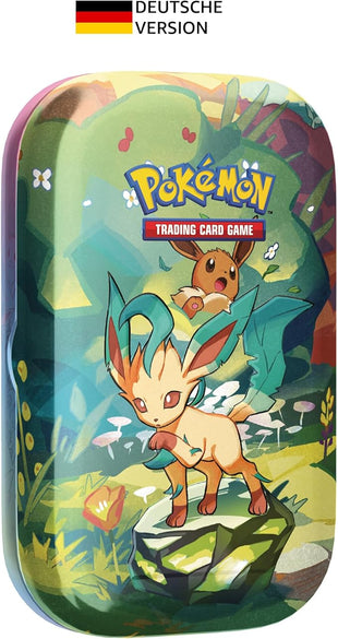 Pokémon - Trading Card Game: Mini Tin Box Crimson & Purple - Prismatic Developments: Folipurba (2 Booster Packs & 1 Coin)