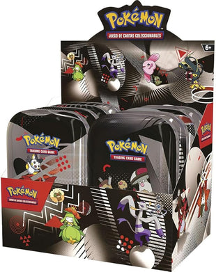 BANDAI - Pokemon TCG Scarlet & Purple Mini Tin - Black Glow and White Flame - Collect and Play with Your Favorite Cards - PC10044