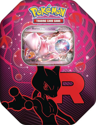Pokémon : Pokémon TCG Team Rocket Box - Mewtwo-ex (1 Glossy Promo Card and 4 Boosters)