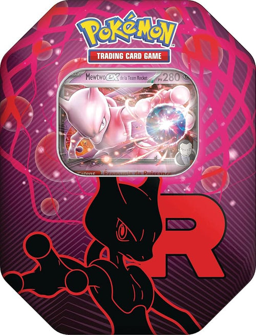 Pokémon : Pokémon TCG Team Rocket Box - Mewtwo-ex (1 Glossy Promo Card and 4 Boosters)