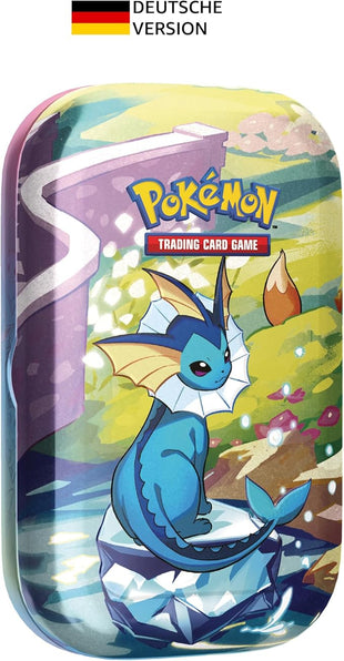Pokémon - Trading Card Game: Mini Tin Box Crimson & Purple - Prismatic Developments: Aquana (2 Booster Packs & 1 Coin)
