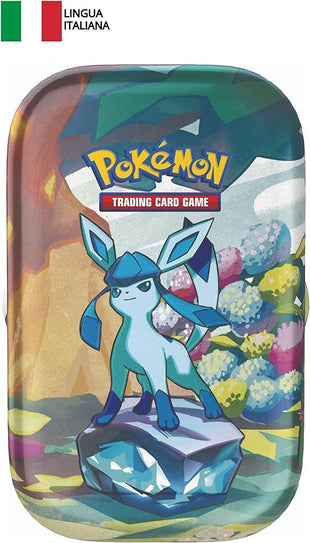 Pokémon GCC Mini Collectible Glaceon Scarlet and Violet Expansion - Prismatic Evolutions (Two Expansion Packs and One Coin)