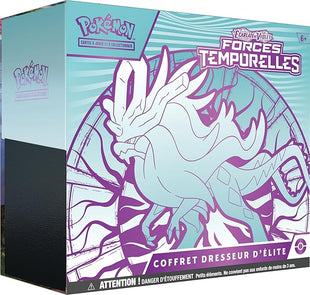 Pokémon TCG Scarlet & Purple Elite Trainer Set - Time Forces - Water Snake (1 Fully Illustrated Fleet Wick Promo Card, 9 Booster Packs & Premium Game Accessories)