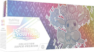Pokémon TCG: Scarlet and Violet Super-Premium Collection – Prismatic Evolutions (Includes 1 Full-Art Holo Promo Card, 1 Soft Eevee Deck Case and 15 Booster Packs)