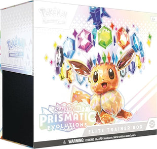 Pokémon TCG: Scarlet & Violet—Prismatic Evolutions Elite Trainer Box (1 Full Art Promo Card, 9 Boosters & Premium Accessories)