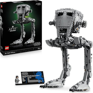 LEGO Star Wars 75417 AT-ST Walker Building Set for Adults - UCS Display Model Kit with a Minifigure & Information Plaque - Collectible Gift for Fans