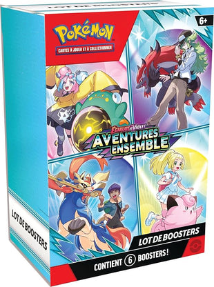 Pokémon: Scarlet & Purple Booster Pack - Adventures Pokémon TCG Set (6 Boosters)