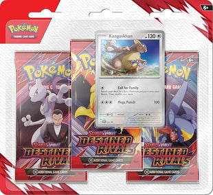 Pokemon TCG: Scarlet & Violet Destined Rivals (SV10) 3-Pack Blister (Random Promo)