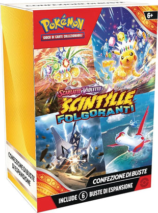 Pokémon TCG: Scarlet and Violet Booster Pack - Blazing Sparks (Six Expansion Packs) AMAZON EXCLUSIVE