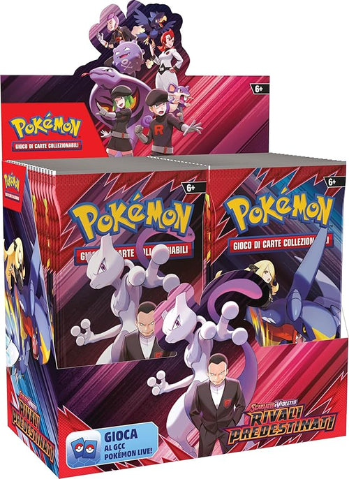 Pokémon GCC: Scarlatto and Violet Expansion Envelopes Display - Rivali Predestinati (36 Expansion Envelopes), Italian Edition