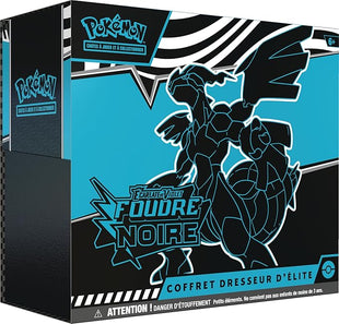 Pokémon : Scarlet & Purple Elite Trainer Set - Black Lightning - Pokémon TCG Zekrom (1 Fulguris Fully Illustrated Promo Card, 9 Boosters & Premium Game Accessories)