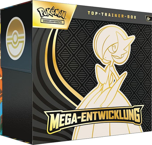 Pokémon - Trading Card Game: Top Trainer Box Mega Development: Guardevoir (1 Full Screen Promo Card, 9 Booster Packs & Premium Accessories)