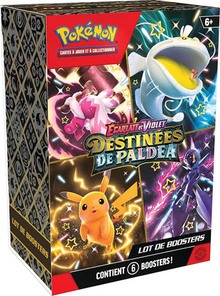 Pokémon TCG: Scarlet & Purple Booster Pack - Destinies of Paldea (6 Boosters)
