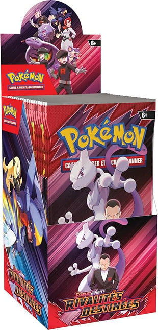 Pokémon JCC: Scarlet and Purple Booster Display – Destiny Rivalries (18 boosters)