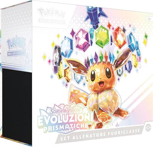 Pokémon TCG: Scarlet and Violet Elite Trainer Set - Prismatic Evolutions (one full length promotional card, nine booster packs and premium accessories)