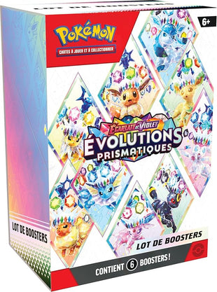 Pokémon: Scarlet & Purple Booster Pack - Prismatic Evolutions of the Pokémon TCG (6 Boosters)