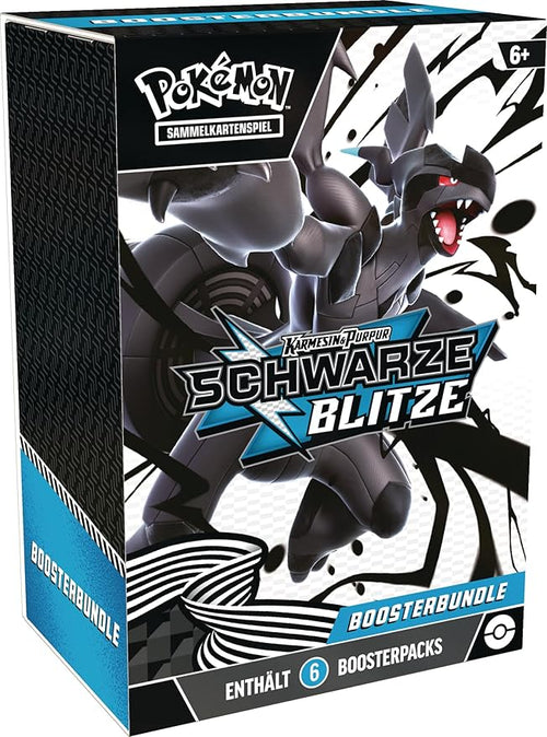 Pokémon - Trading Card Game: Crimson & Purple Booster Bundle - Black Flashes (6 Booster Packs)