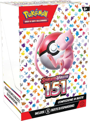Scarlatto and Violet 151 GCC Pokémon (Six Expansion Packs) Italian Edition