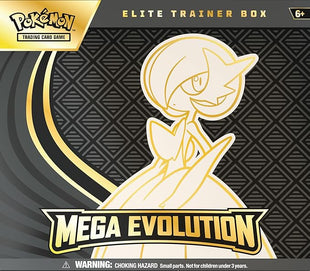 Pokémon TCG: Mega Evolution Elite Trainer Box – Gardevoir (1 Full-Art Promo Card, 9 Booster Packs & Premium Accessories)