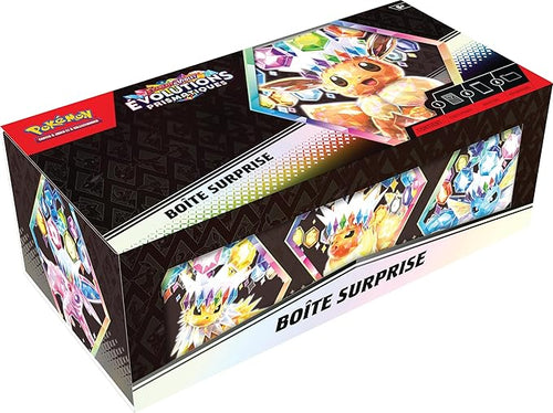 Pokémon TCG: Scarlet & Purple Surprise Box - Prismatic Evolutions (4 Booster Packs & 1 Shiny Promo Card)