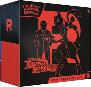 Pokémon - Trading Card Game: Top Trainer Box Crimson & Purple - Eternal Rivals (1 Full Screen Promo Card, 9 Booster Packs and Premium Accessories)