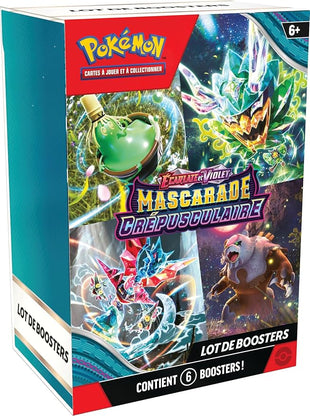 Pokémon TCG Scarlet & Purple Booster Pack - Twilight Masquerade (6 Boosters)