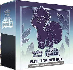 Pokémon TCG: Sword & Shield—Silver Tempest Elite Trainer Box (8 Boosters Premium Accessories)