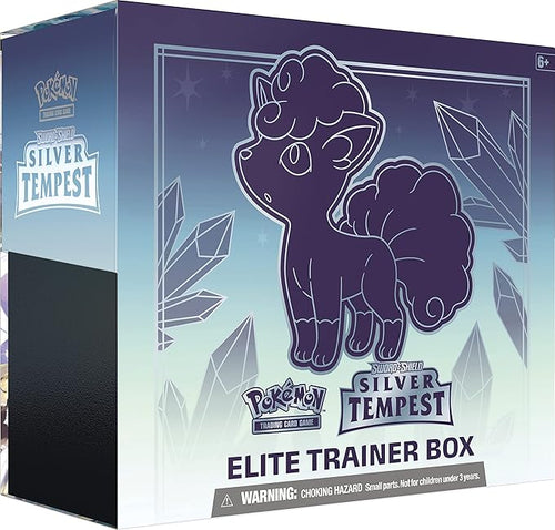 Pokémon TCG: Sword & Shield—Silver Tempest Elite Trainer Box (8 Boosters Premium Accessories)