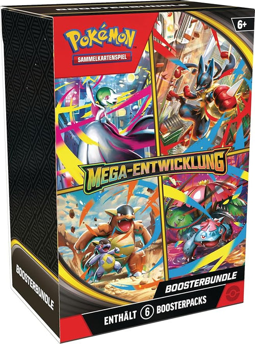Pokémon - Trading Card Game: Mega Development Booster Bundle (6 Booster Packs)